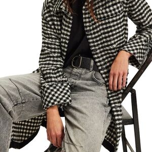 We The Free Free People Houndstooth Jacket